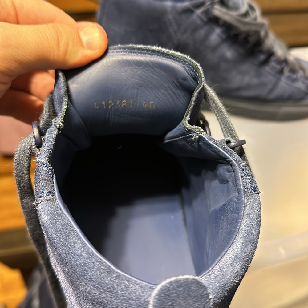 Balenciaga Sneakers - Navy Suede - Picture 7 of 11